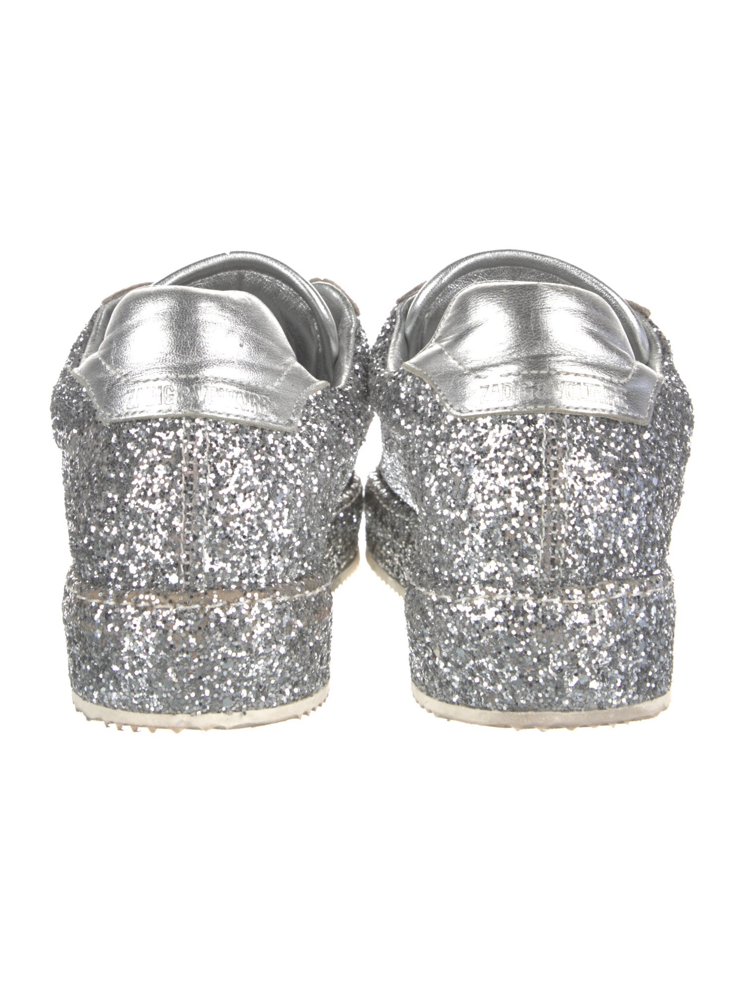 Zadig & Voltaire Glitter Glitter Accents Sneakers